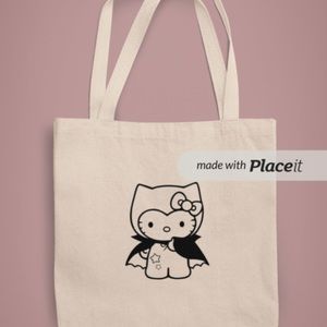 Sanrio embroidered tote bag